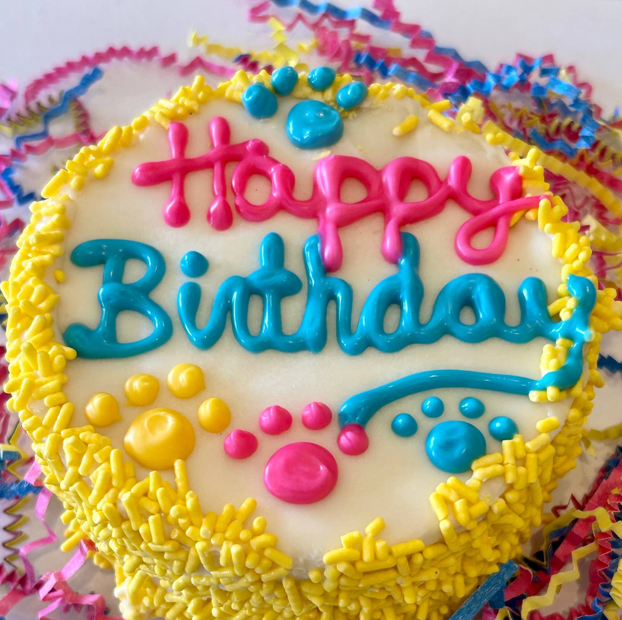 DELCO DOG CO. - Wholesale Pet Treats - Dog -  Happy Birthday Sprinkle Doggie Cakes 3