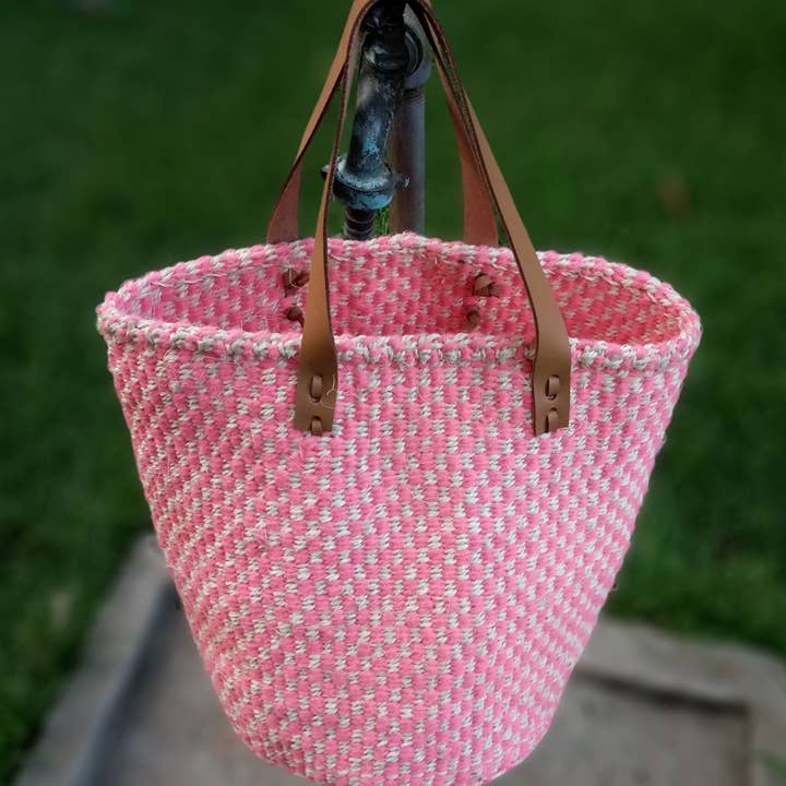 African Craft Collection – Großhandel Henkeltasche – Damen – Handtaschen mit Tragegriff aus Sisal und Wolle5