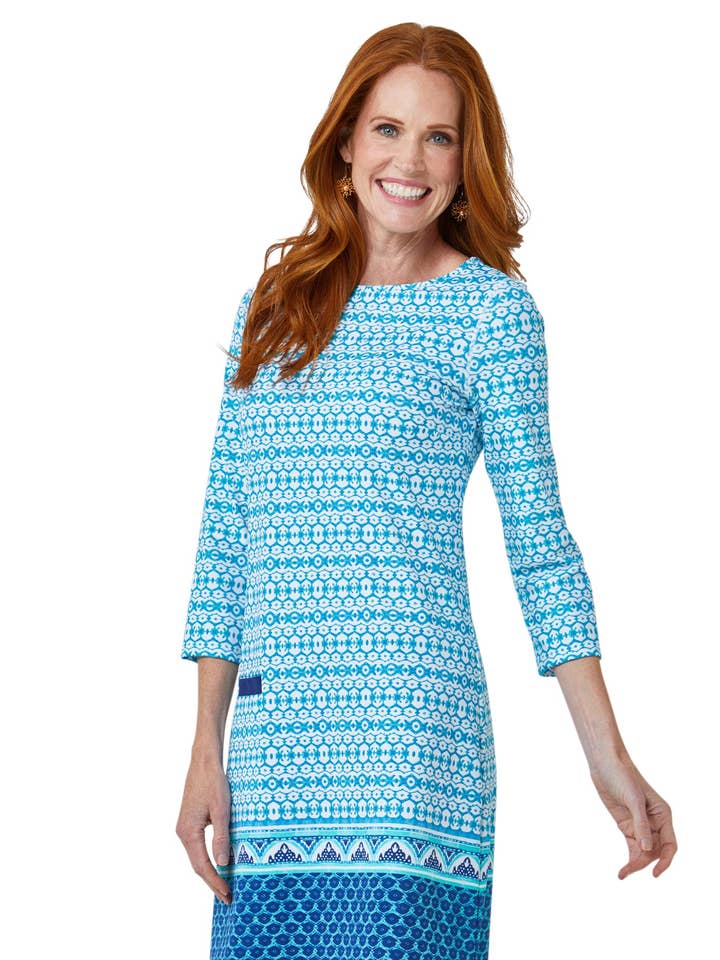 Aruba Blues Cabana Shift Dress for wholesale by Cabana Life