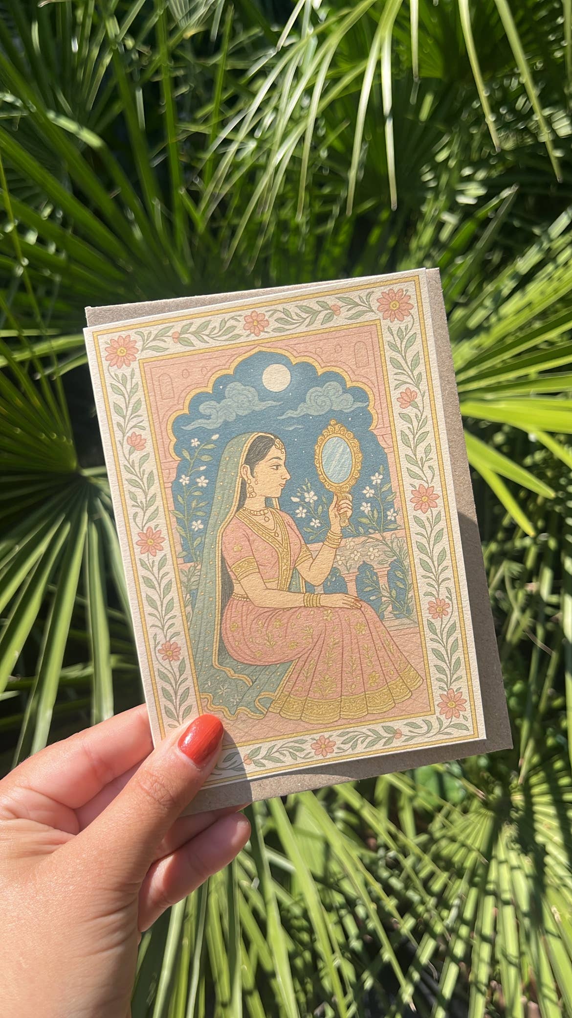 The Golden Altar – wholesale Everyday greeting card – Indian Reflections Greetings Card1