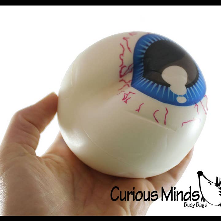 Curious Minds Toys - Wholesale Squishy Toy - Kids & Baby - 1 Large Eye Slow Rise Squishy Foam Stress Ball  -  Sensory,