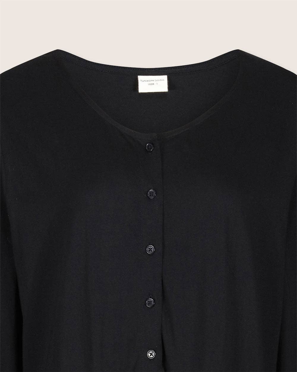 Mila Black Long Sleeve Jumpsuit for wholesale on Faire3