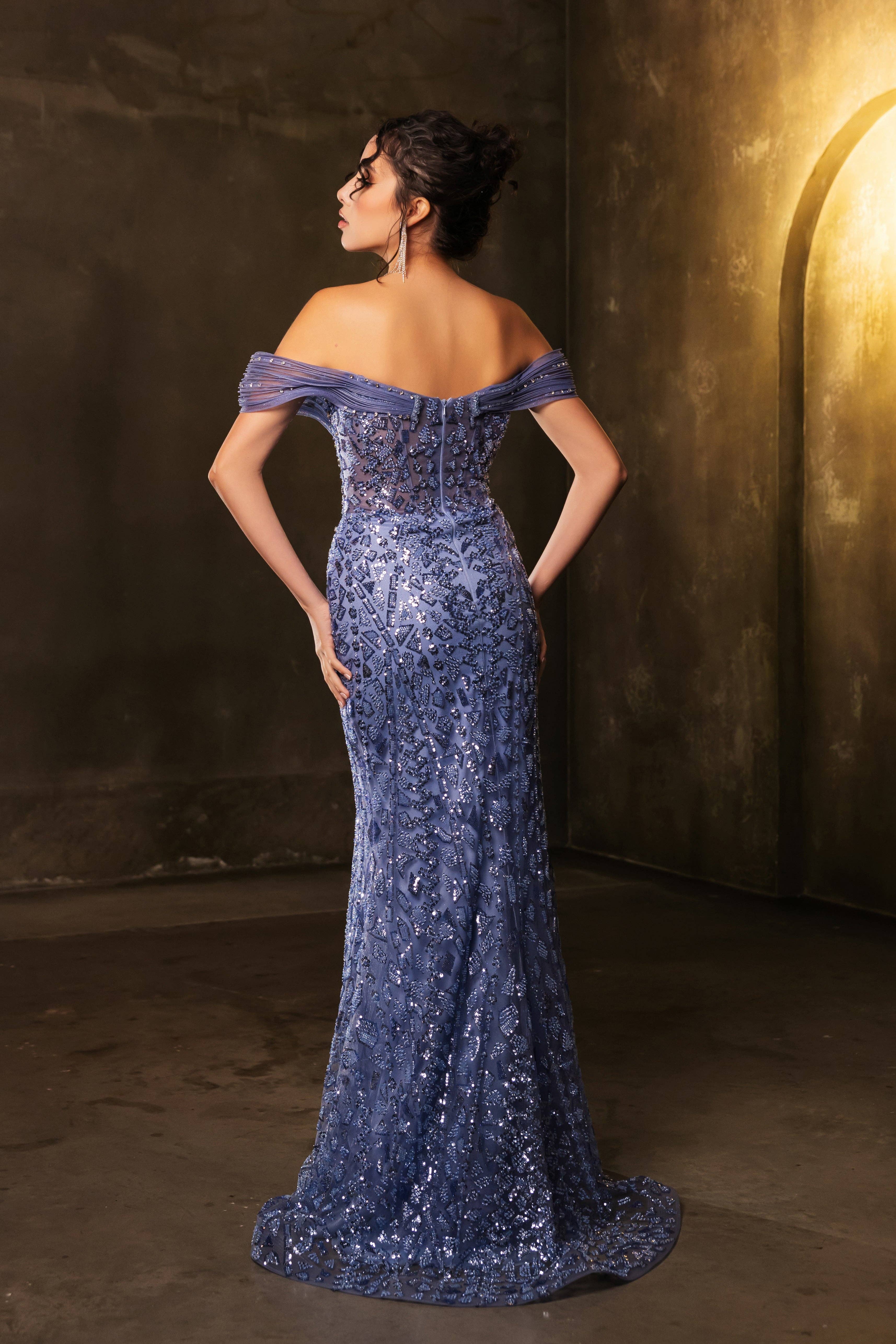 LA Merchandise – Engroshandel Aftenkjole - Dame – Engros Aftenkjole Sweetheart Havfrue Gallakjole LA81913