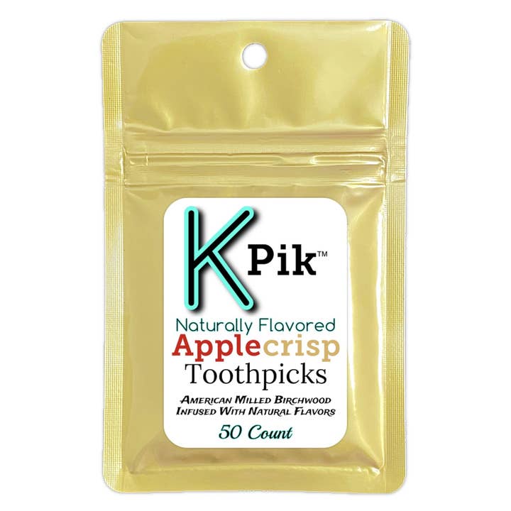 50ct Applecrisp Flavored Tandstikkere for engroshandel hos K-Pik