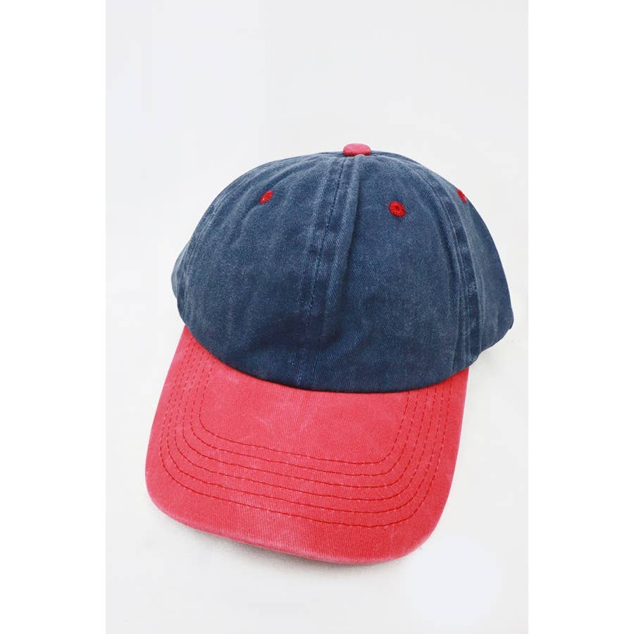 Love and Repeat - Wholesale Baseball Cap - Unisex - Two Tone Washed Baseball Cap2