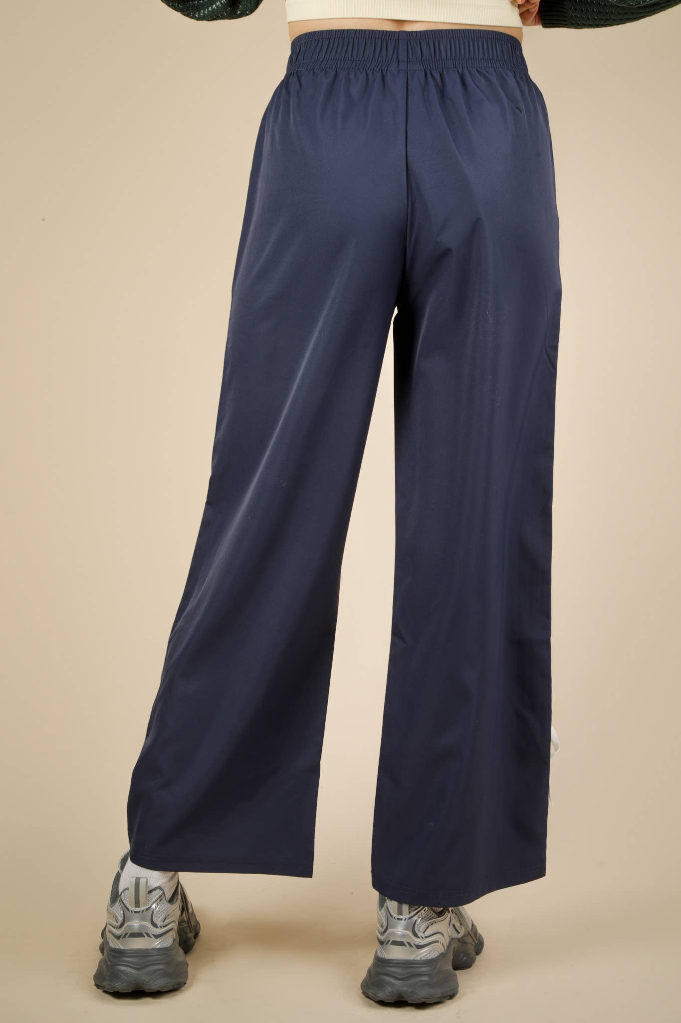 VERY J - Wholesale Pants - Women's - NP70839-Side Ribbon Detail Jersey Pants17