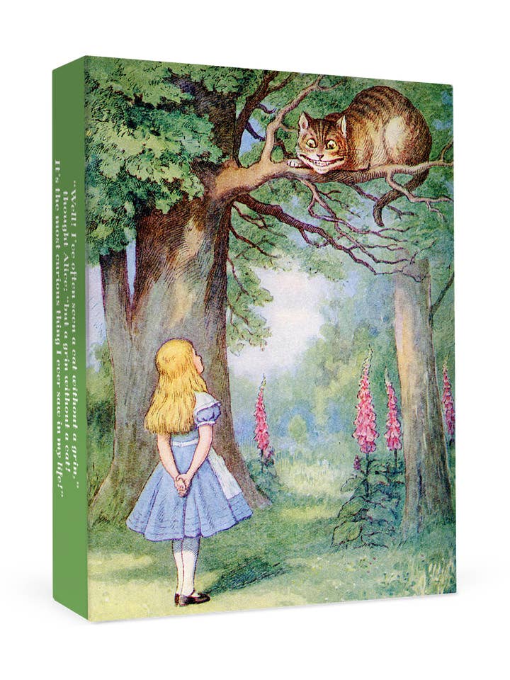 Sir John Tenniel: Alice and the Cheshire Cat Small Boxed Cards for wholesale by Pomegranate