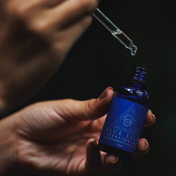 Blue Lily Healing - Wholesale Bath/body oil - Blue Lily (Blue Lotus) Intention Oil7