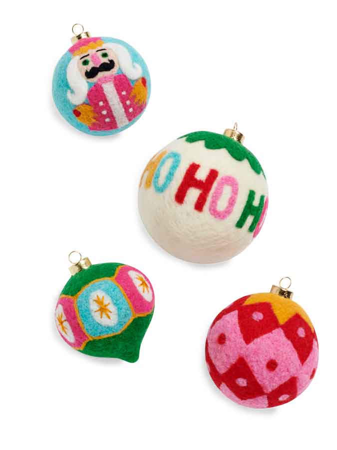 Shiraleah - Wholesale Christmas Decoration - "HO HO HO" ASST/4 ORNAMENTS,MULTI0