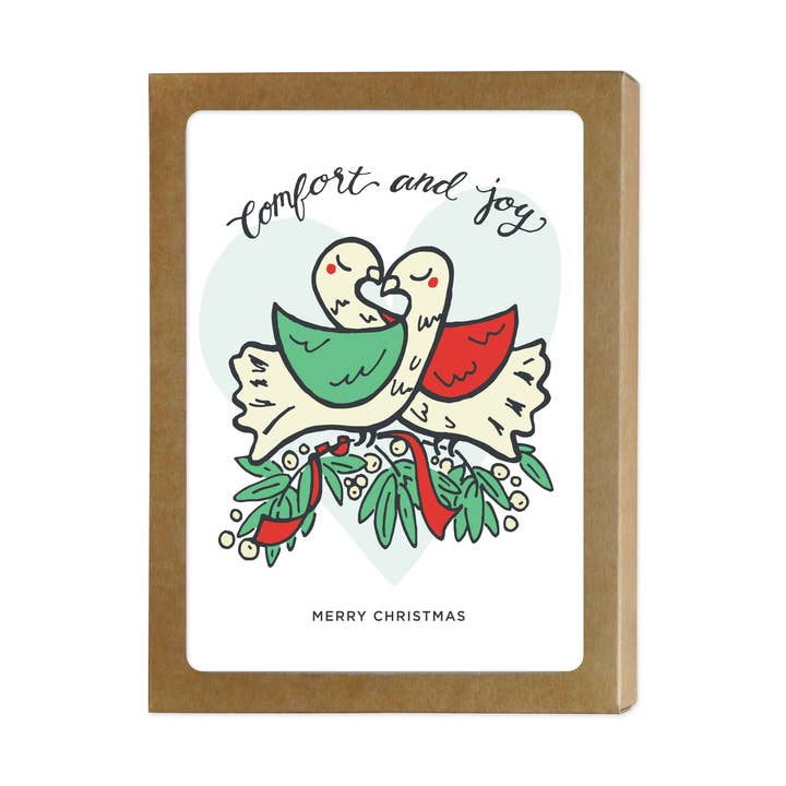 Cartão Duas Rolas - Caixa com 8 por atacado de Joylark Studio