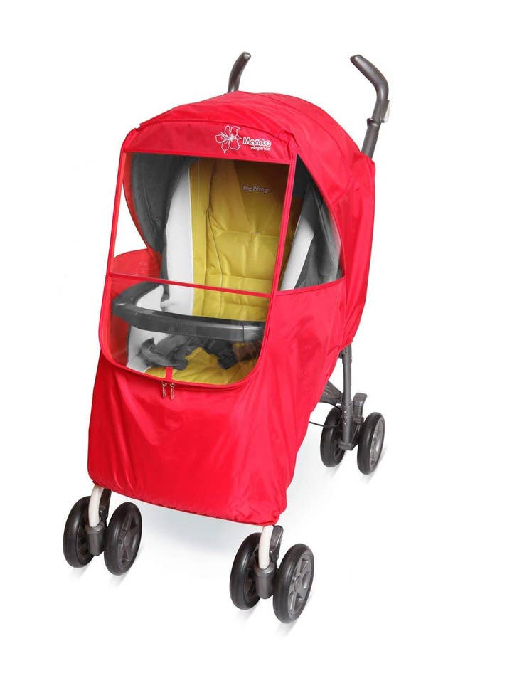 Elegance Plus Stroller Weather Shield (Red) for wholesale by Manito