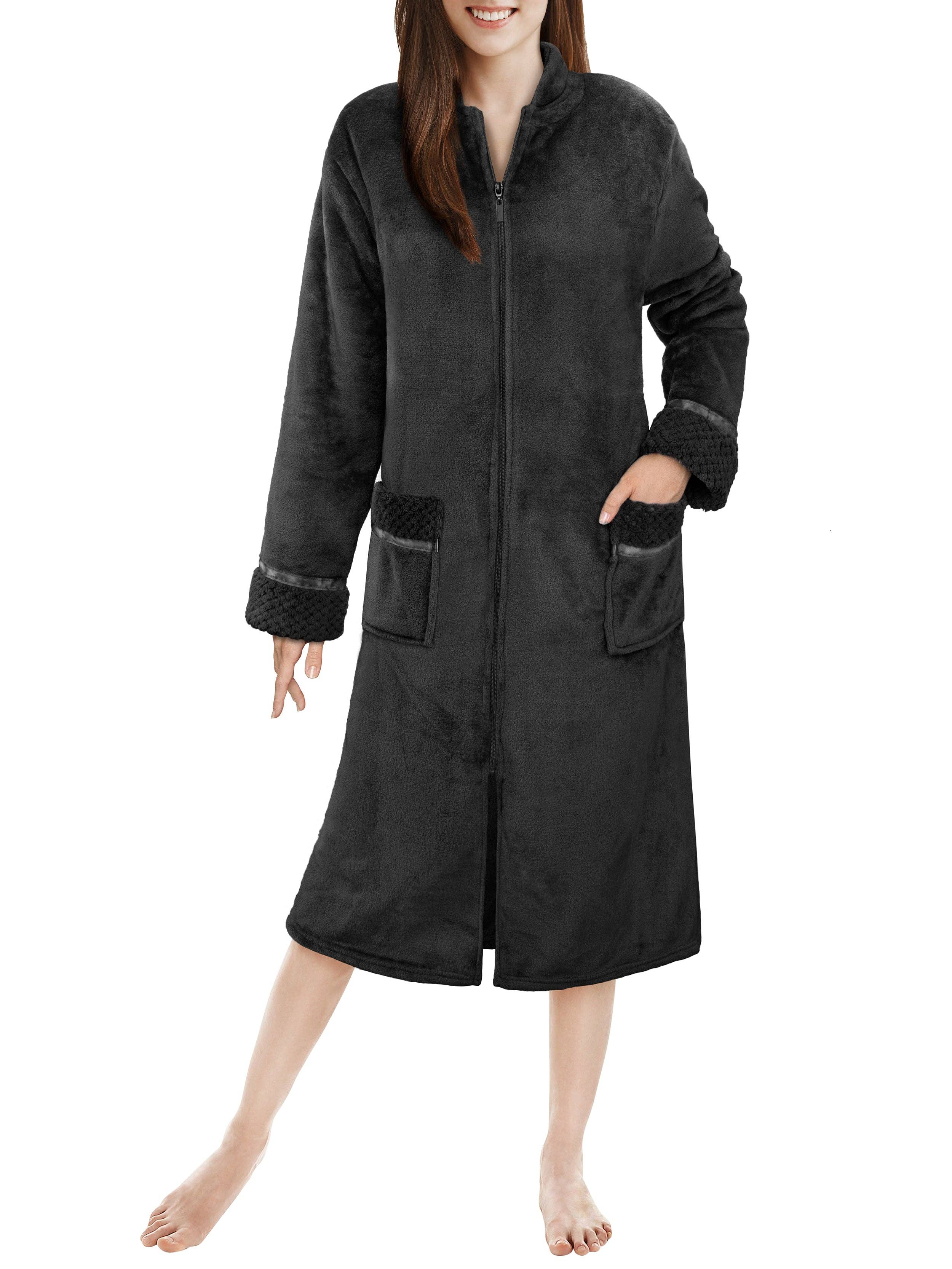 Pavilia - Wholesale Robe - Women's - Women's Housecoat Zipper Robe10