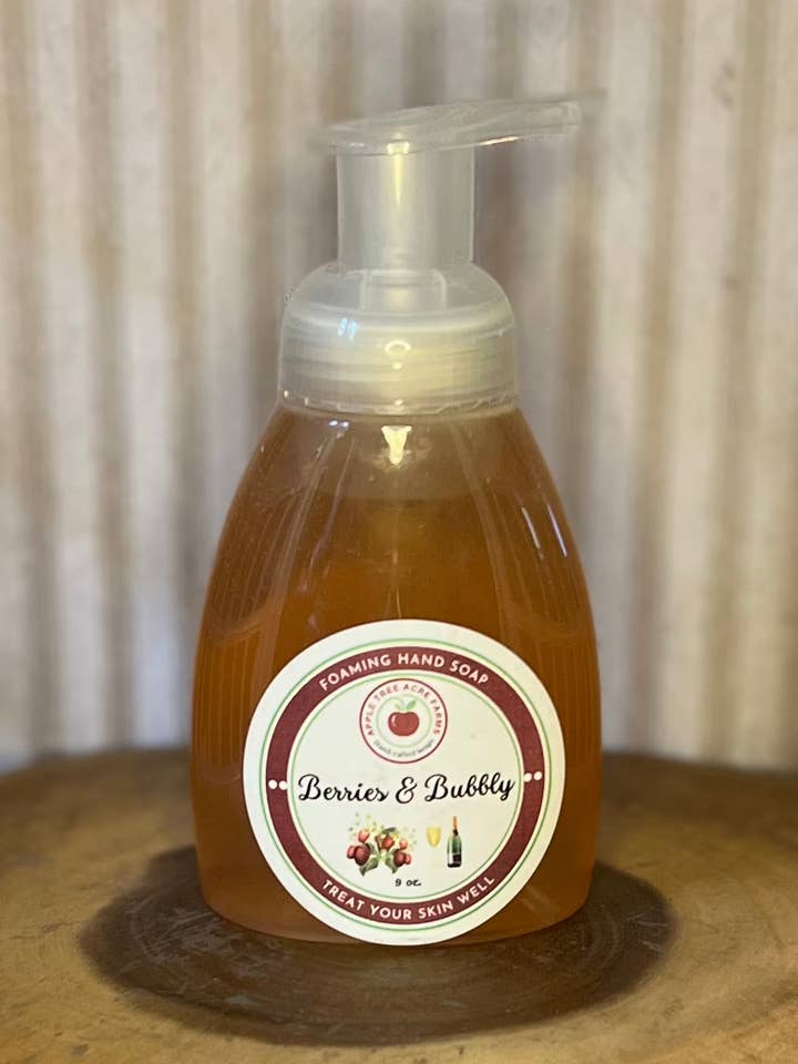 Berries & Bubbly Schaumhandseife für den Großhandel von Apple Tree Acre Farms