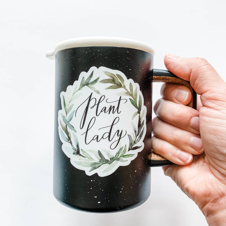 Wildflower Paper Company - Wholesale Sticker - Plant Lady Wreath Sticker3