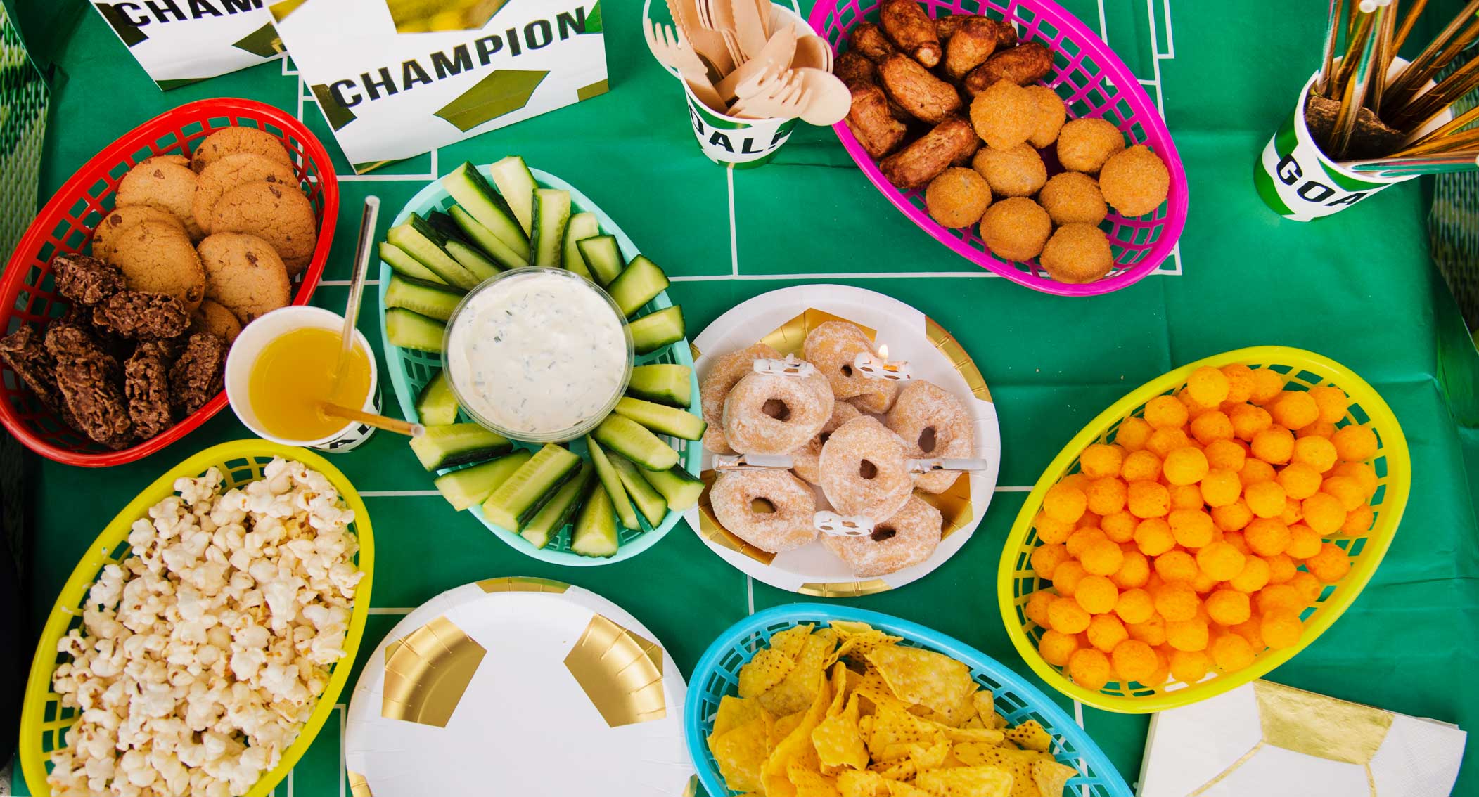 Talking Tables USA - Wholesale Serve Bowl - Multicolor Food Baskets - 6 Pack | Party Supplies |6