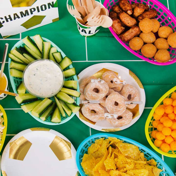 Talking Tables USA - Wholesale Serve Bowl - Multicolor Food Baskets - 6 Pack | Party Supplies |6