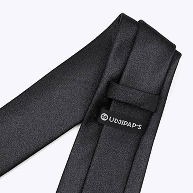 Unipap's - Vente Cravate – homme - Cravate à Paillettes Noir n°1 Homme en Polyester «Armand»1