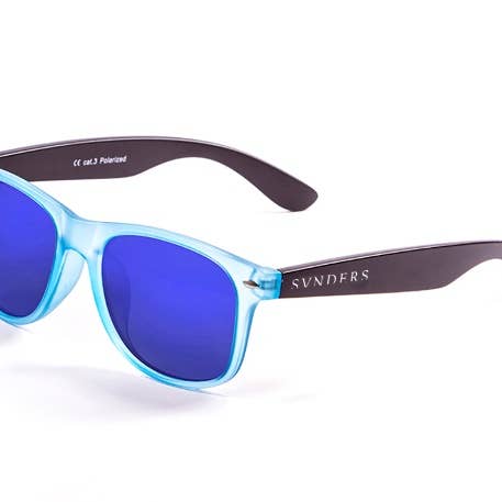 BEACH blåt lys matteret foran og mat for engroshandel hos Sunpers Sunglasses