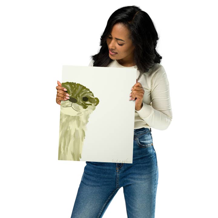 "Hé, hoe gaat het" metalen kunstafdruk voor wholesale door Celeste Addison Art