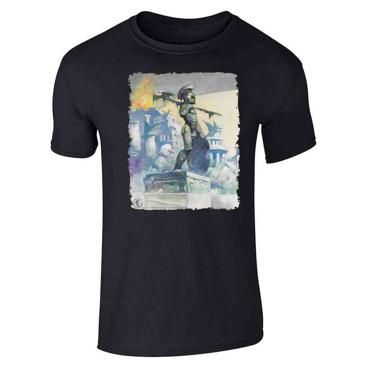 Atlantis by Frank Frazetta Art Unisex Tee for wholesale by Pop Threads