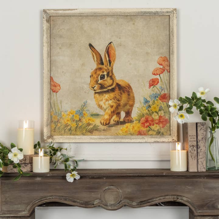 IMPRESSÃO DE COELHO ERRANTE EMOLDURADA por atacado de Ragon House