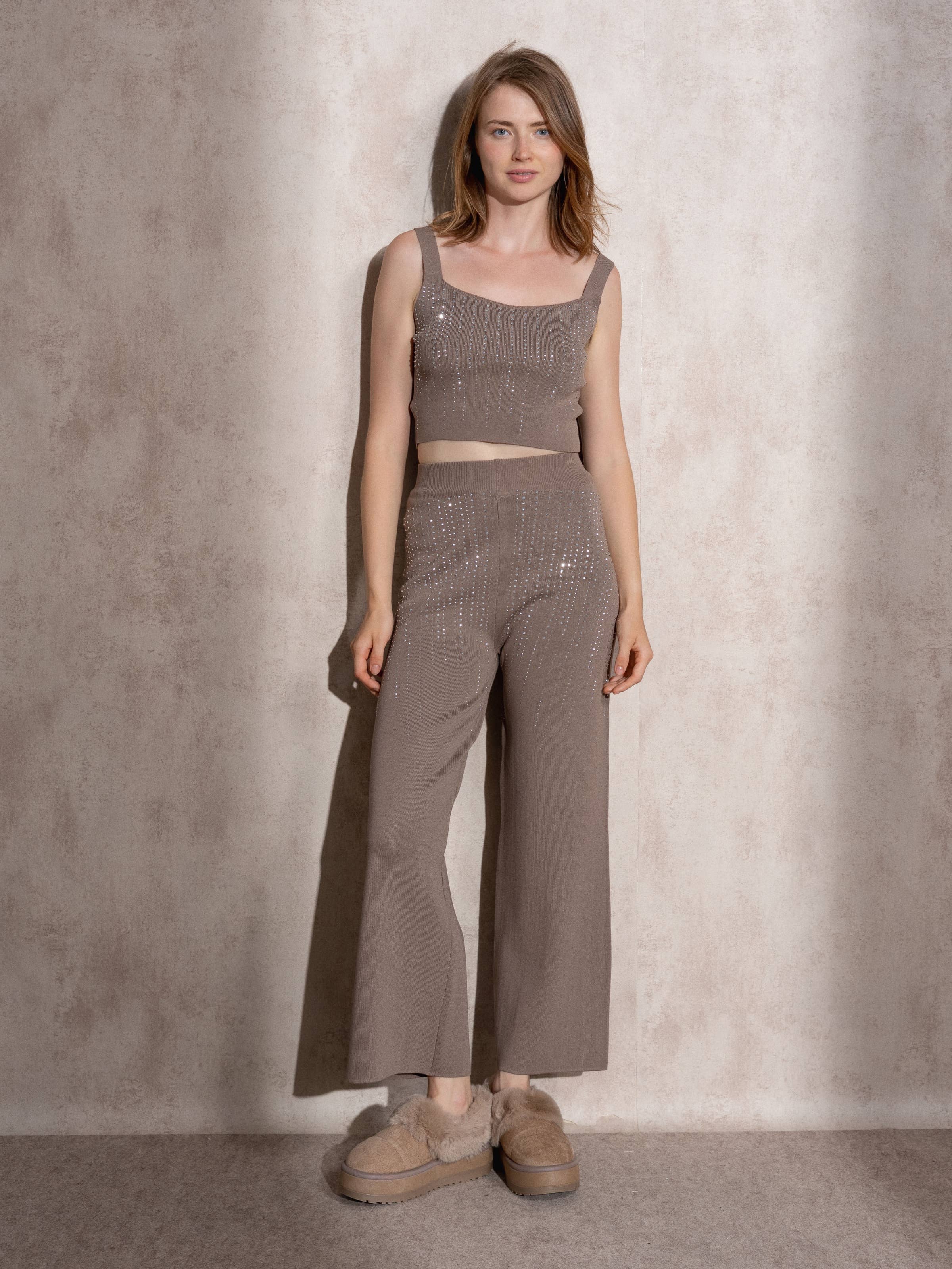 SMF - Wholesale Knit Top - Women's - 259506 - TOP 65%VI 35%PA0