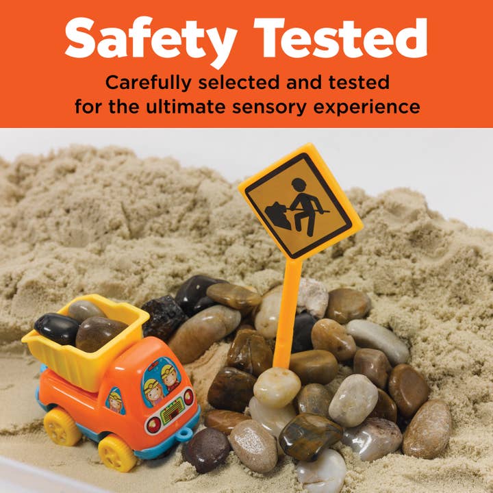 Faber-Castell / Creativity for Kids - Wholesale Toy Set - Kids - Sensory Bin Construction Zone Activity Bin for Kids