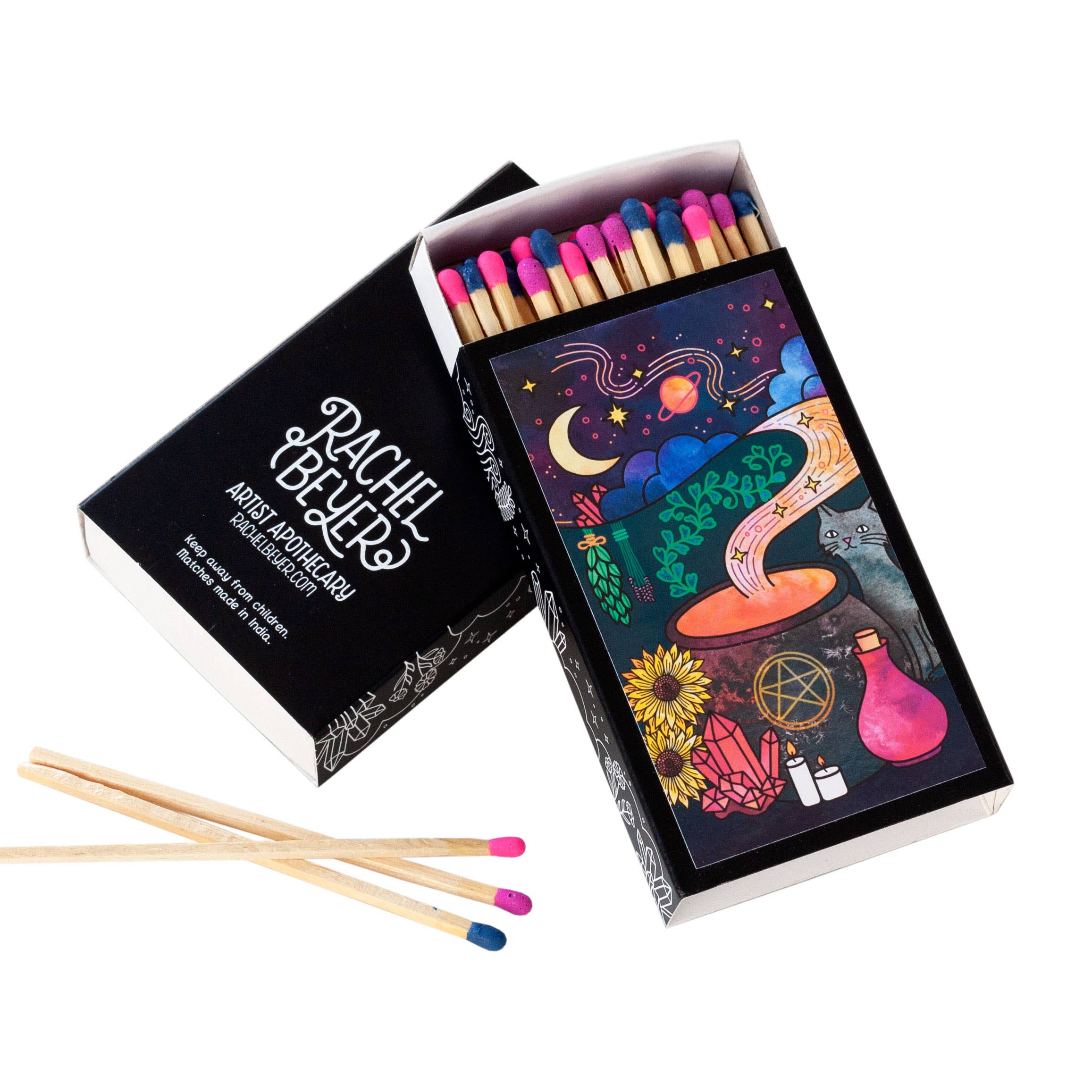 Rachel Beyer - Wholesale Matches - Witches Brew - Candle Matches2