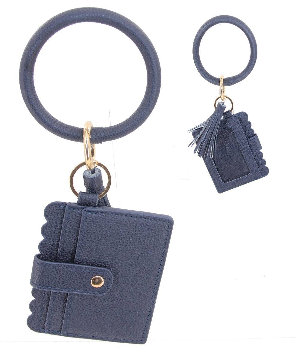 MiMi Wholesale - Wholesale Wallet - Women's - BB139x115 Solid Color Bangle/Key-Chain/Wallet w/ ID Window2