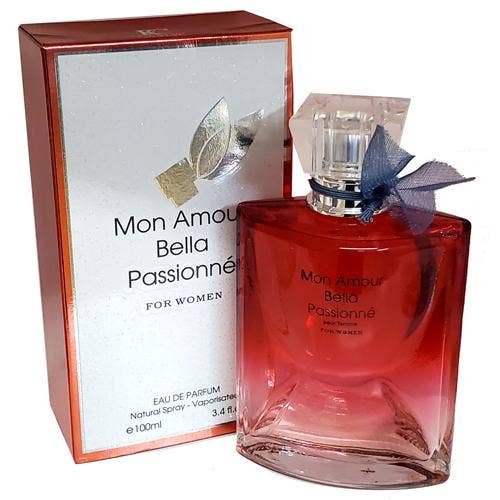 Mon Amour Bella Passionne 3.4 oz EDP til kvinder – Gourmand for engroshandel hos Daspar