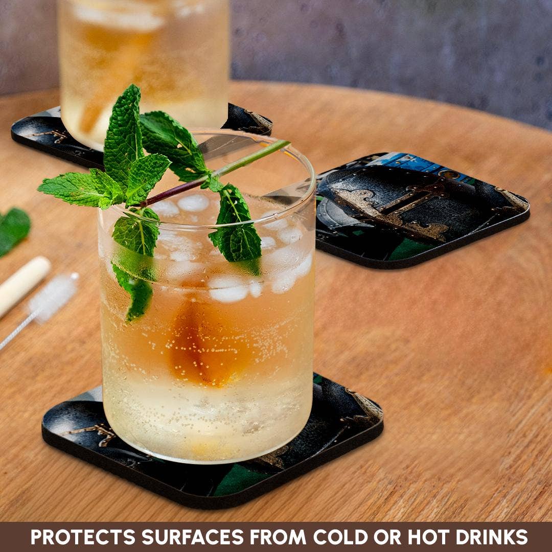 3dRose – Großhandel Untersetzer – 3dRose, Verzierte Eisenhelm eines mittelalterlichen Ritters, Untersetzer9