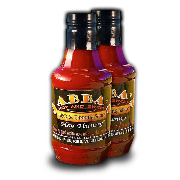 Jabba’s Hot & Sweet BBQ Dipping Sauce “Hey Hunny” for wholesale by Jabba’s Creations, LLC