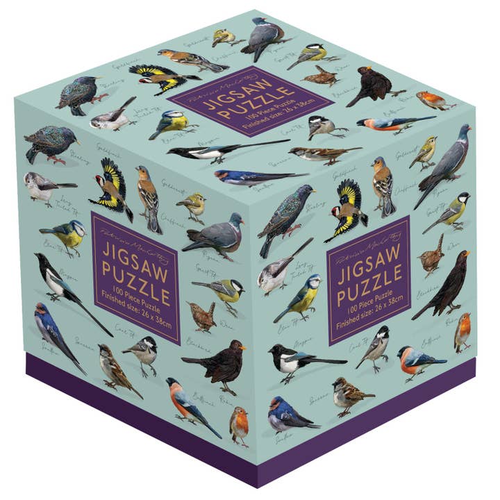 Patricia MacCarthy Birds - 100 Piece Puzzle for wholesale by Robert Frederick Ltd
