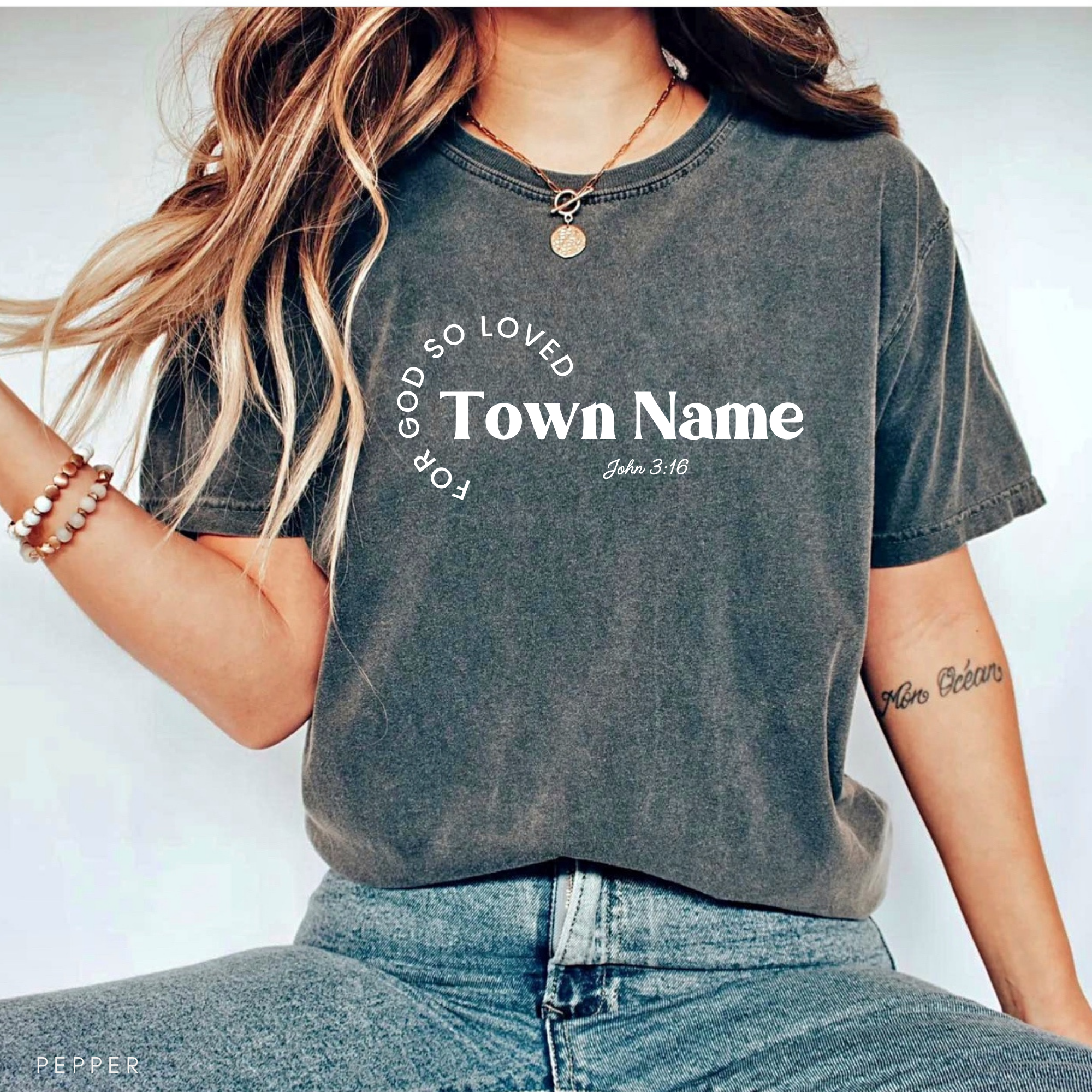 Faith & Life Christian Brands - Wholesale Screen Printed T-Shirt - Unisex - For God so Loved Custom Apparel Graphic T-Shirt0