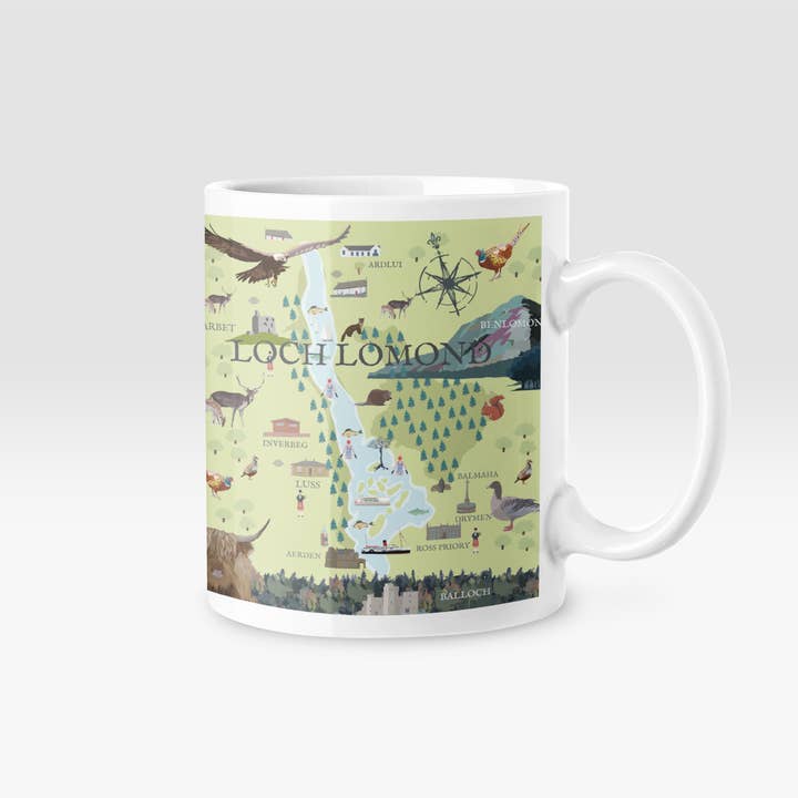 Betty Boyns Designs – wholesale Coffee mug – ILLUSTRATED MAP MUGS32