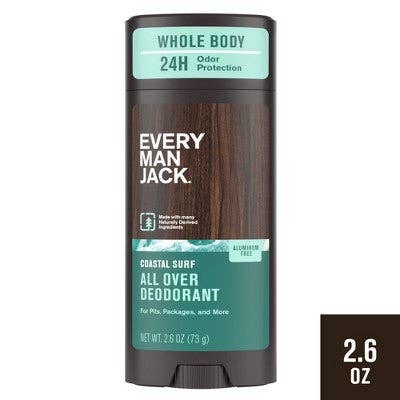 Every Man Jack Desodorizante Sólido Coastal Surf 2.6oz - Novo por atacado de This is Beauty