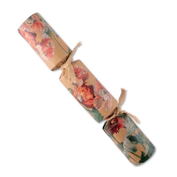 Crackers for Bonbons - Wholesale Christmas decoration - Eco-Friendly, Red Flower, Box of 8 | Bonbon Crackers1