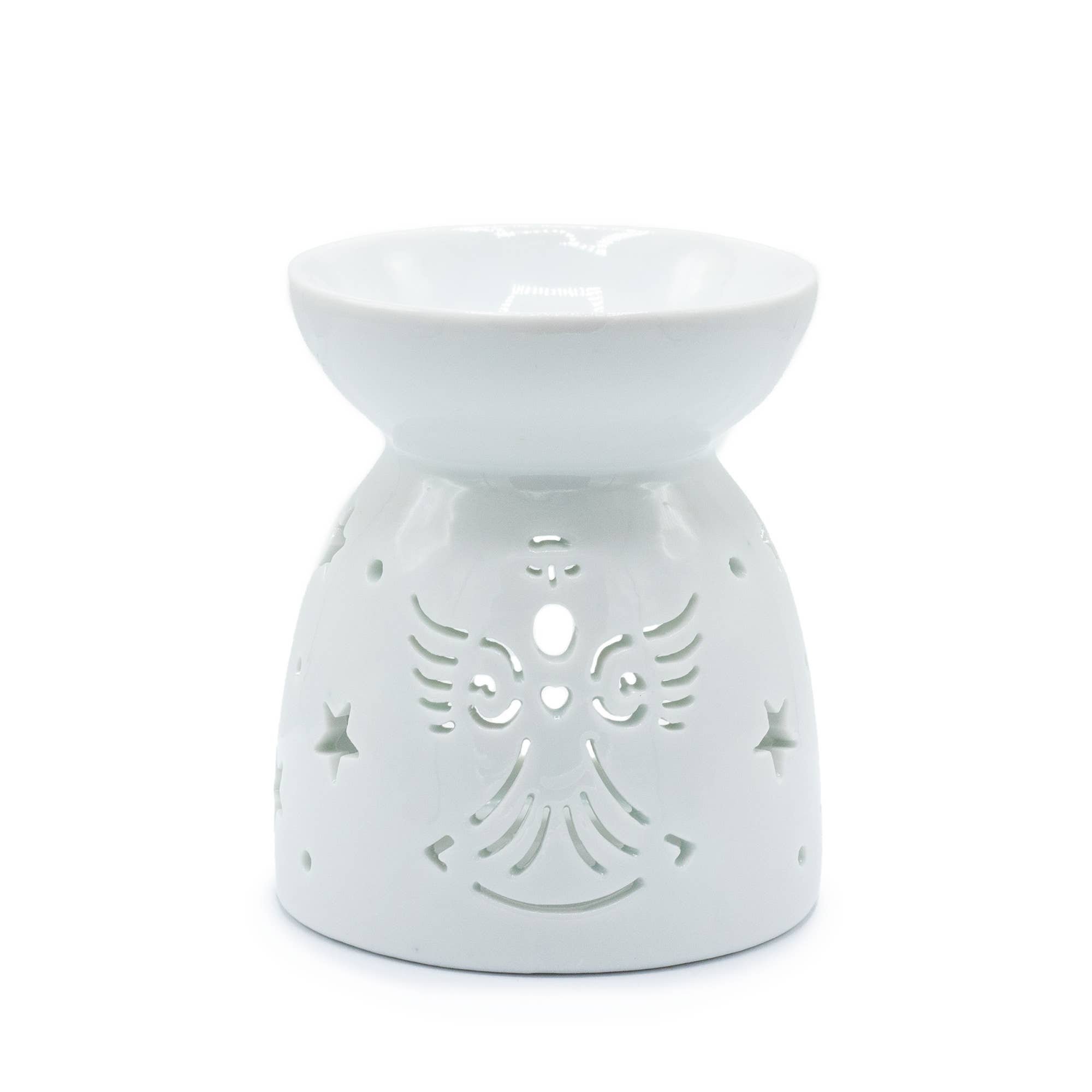 AWGifts Europe - Vendita all'ingrosso Scaldaolio - Bruciatore di olii in ceramica con motivo floreale32