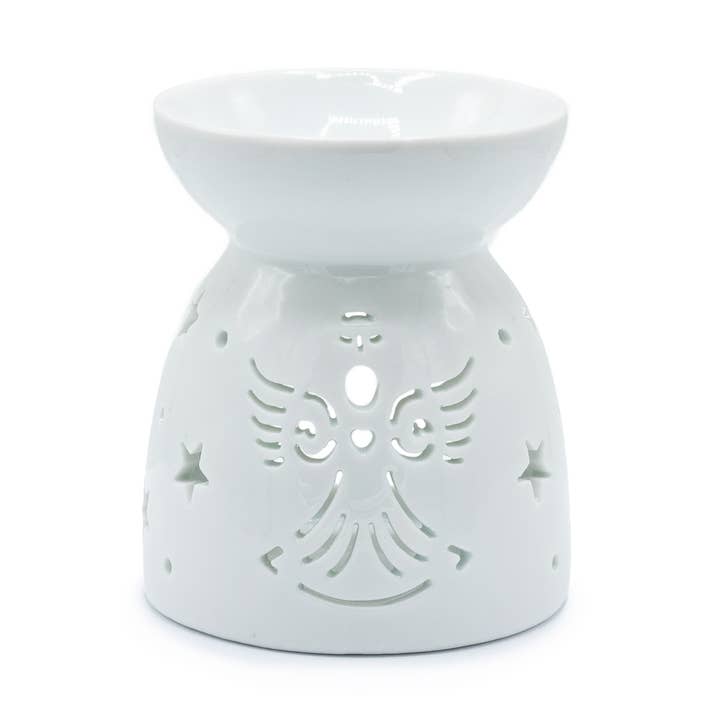 Oil Burner - Angel - White for wholesale by AW Artisan
