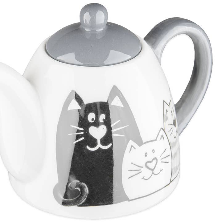 Théière en céramique CHATONS 28,7 fl oz (850 ml) pour la vente par STP
