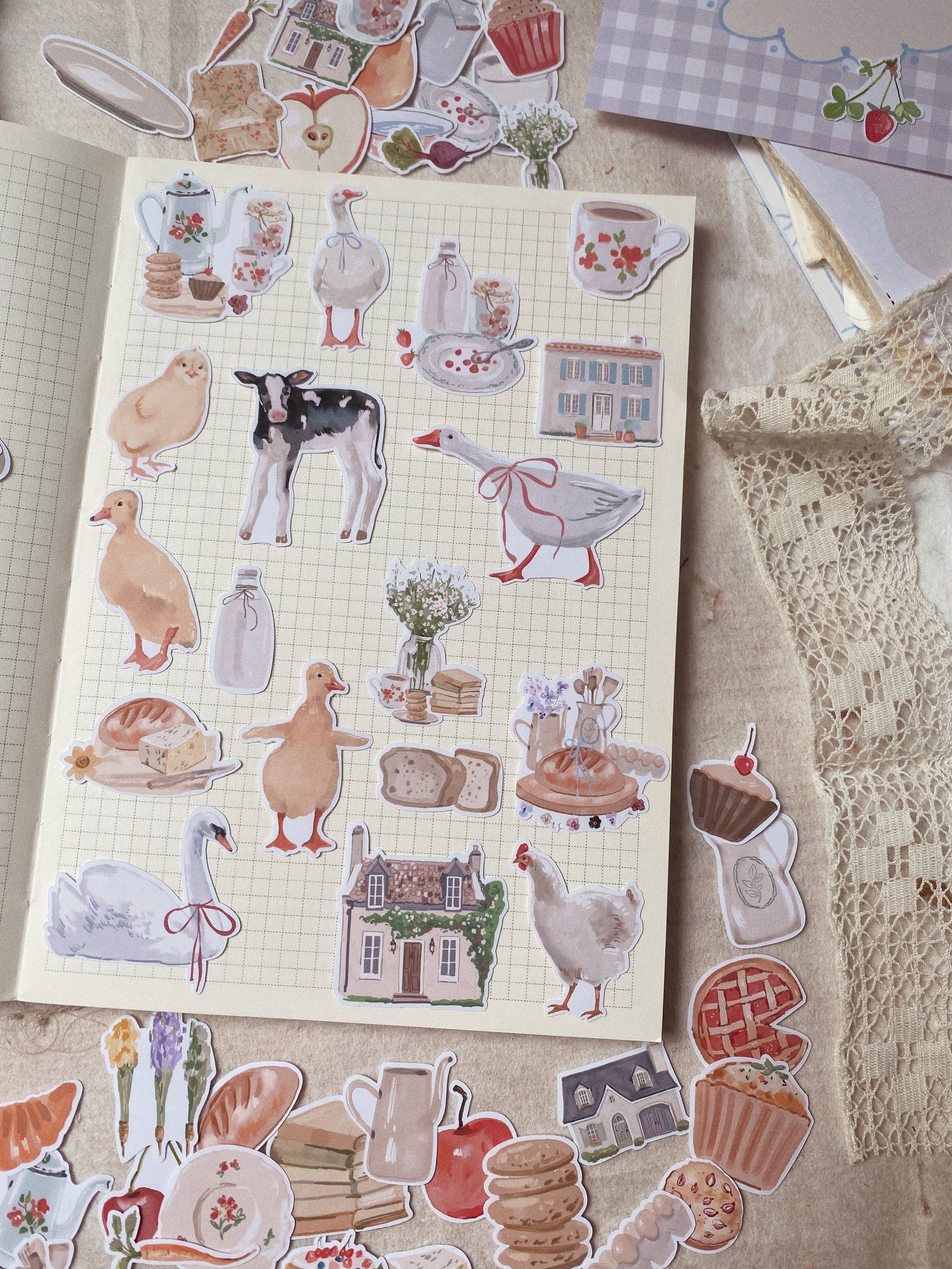 Chapteries - Wholesale Sticker - "Cottage" sticker set - 70+ sticker flakes!2