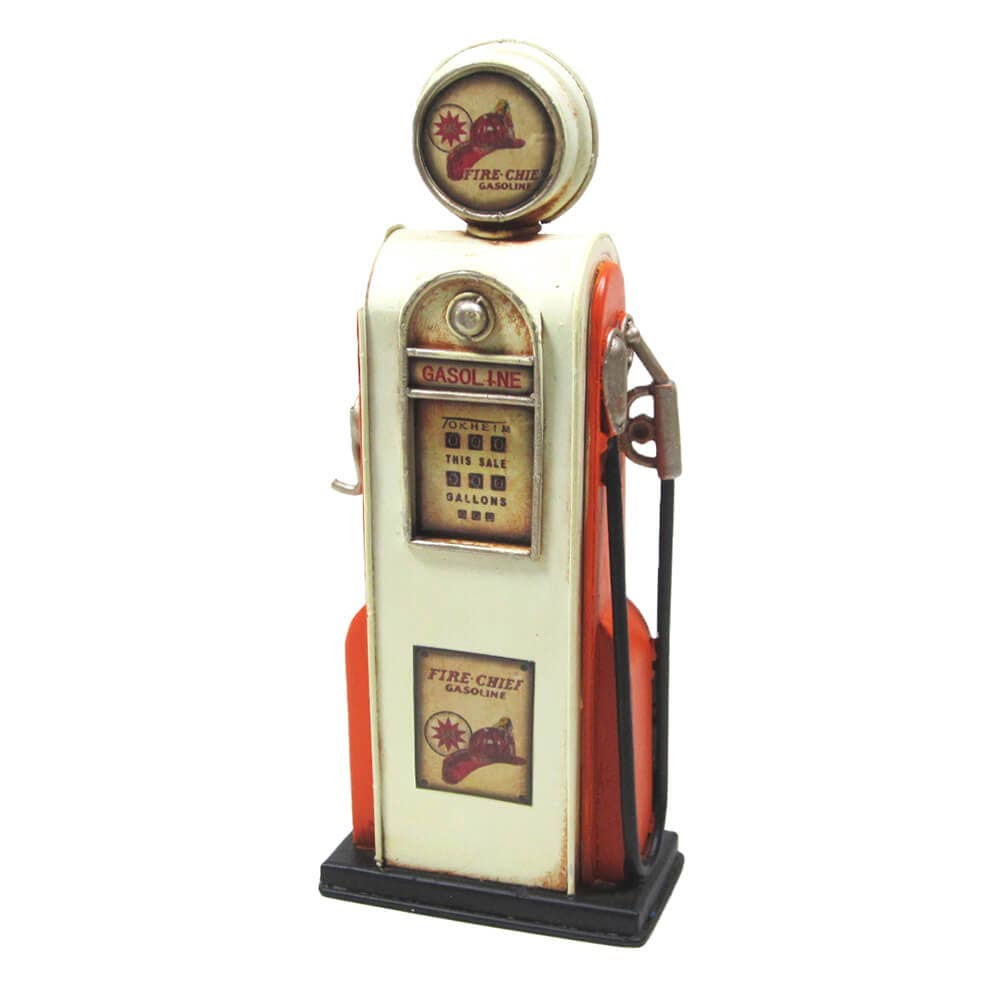 giftland - Wholesale Decorative Figurine -  Metal Retro Gas Pump Model - Standout Design0