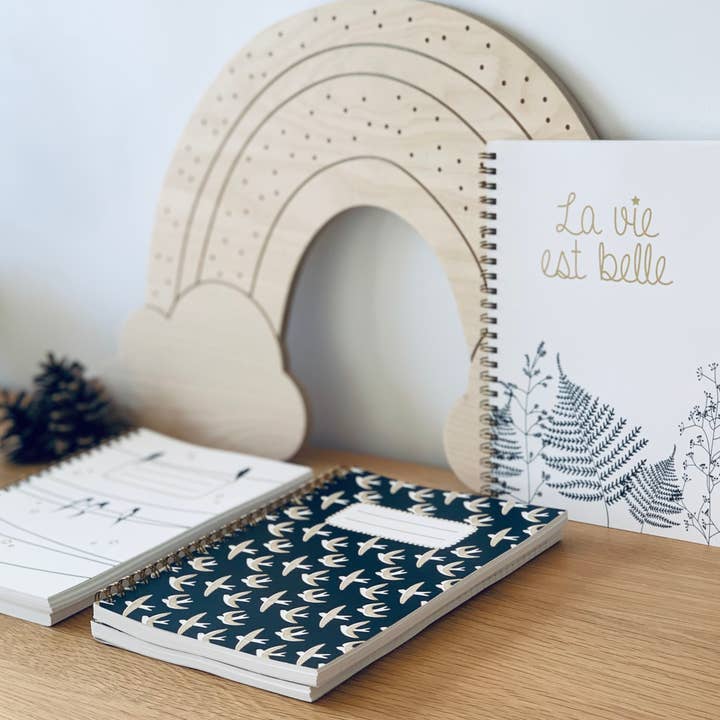 Les Petites Hirondelles - Wholesale Notebook - Spiral notebook - Life is beautiful9