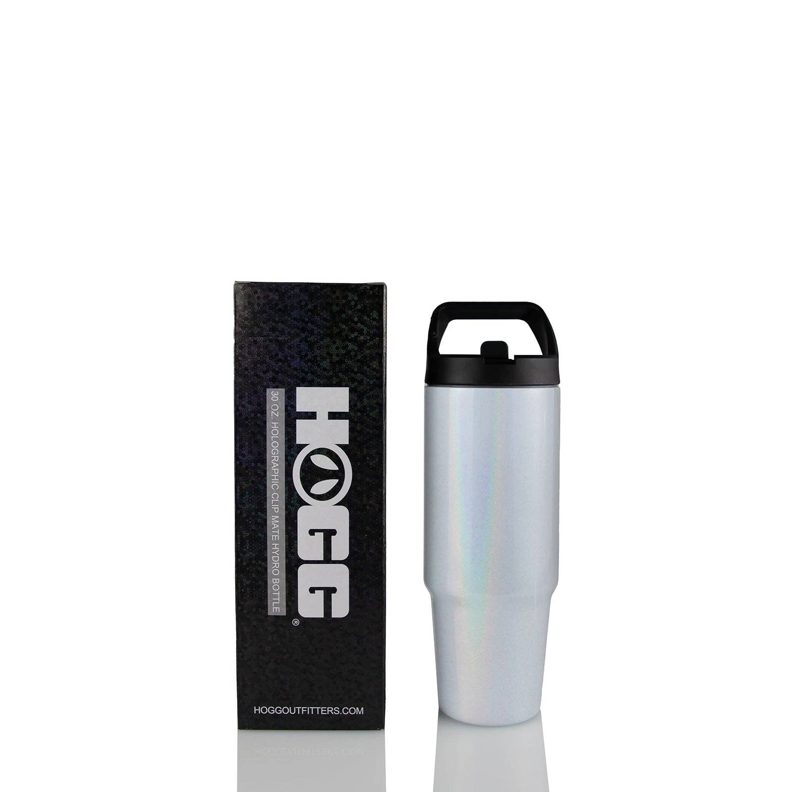 Hogg Outfitters - Wholesale Water Bottle - 30oz SUBLIMATION HOLOGRAPHIC CLIPMATE HYDRO BOTTLE