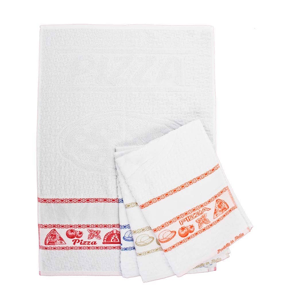 Almatex srl - Vendita all'ingrosso Strofinaccio da cucina - Strofinaccio spugna PIZZA  cm.50x703