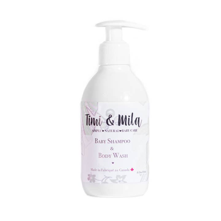 Shampooing et nettoyant pour bébé pour la vente par Timi & Mila
