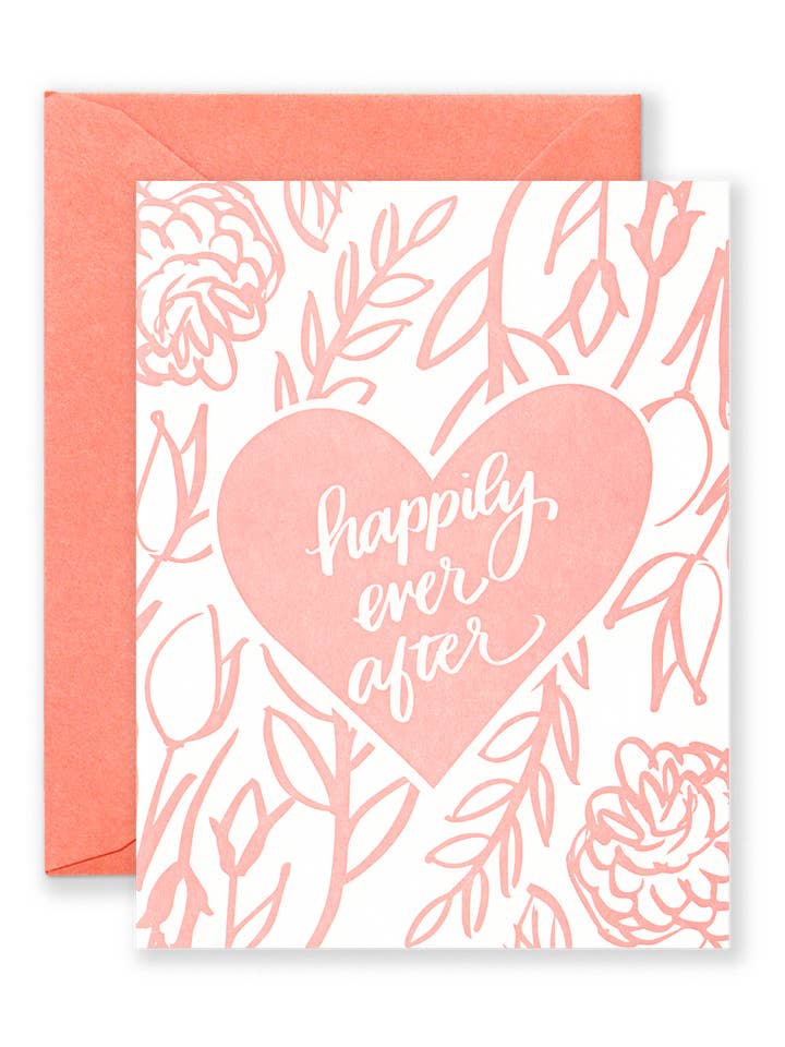 Happily Ever After Greeting Card for wholesale by Lionheart Prints