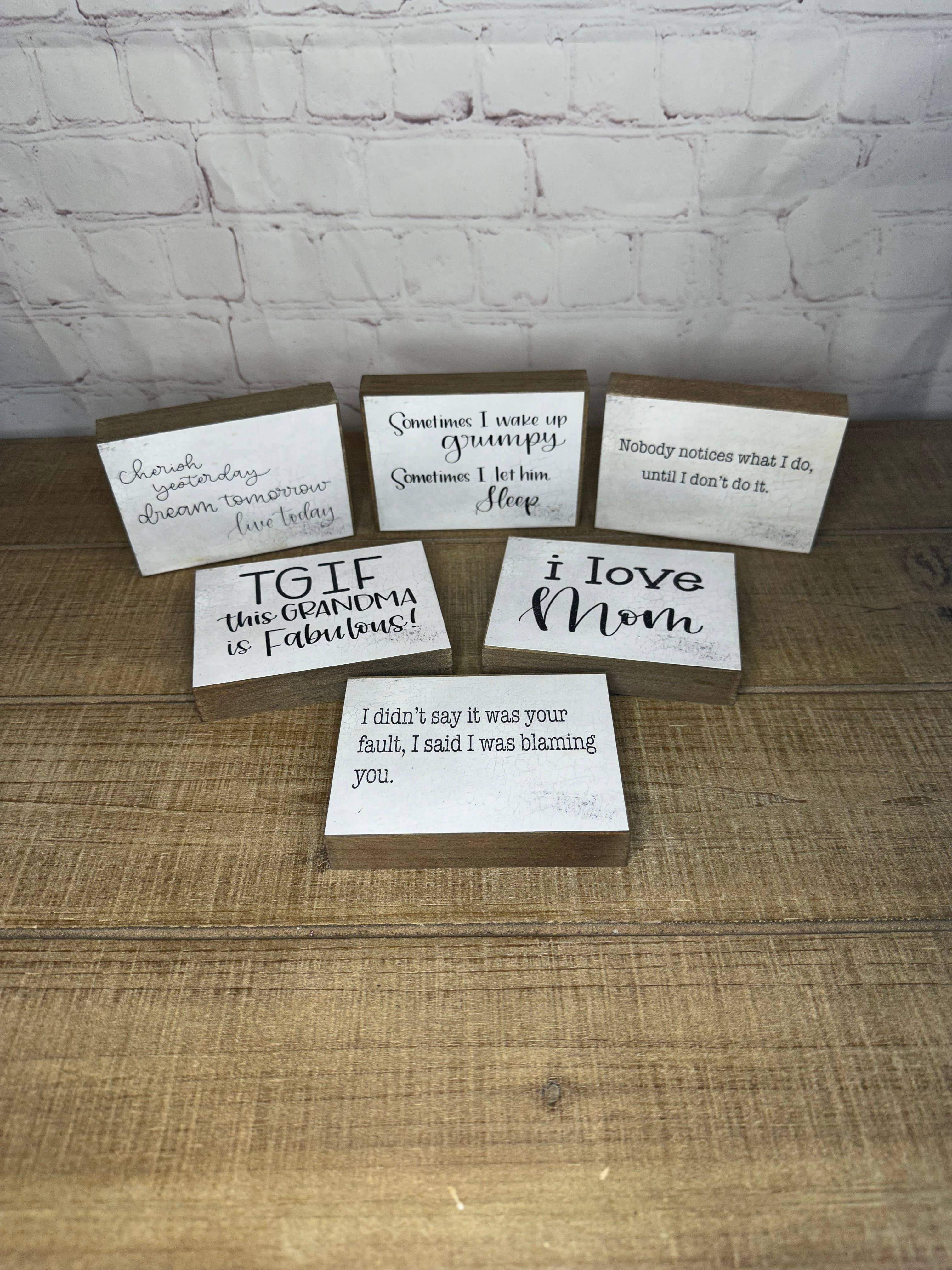 Buckeye Craft Co. – Objeto de mesa decorativo por atacado – Caixa Misteriosa de Blocos! 2