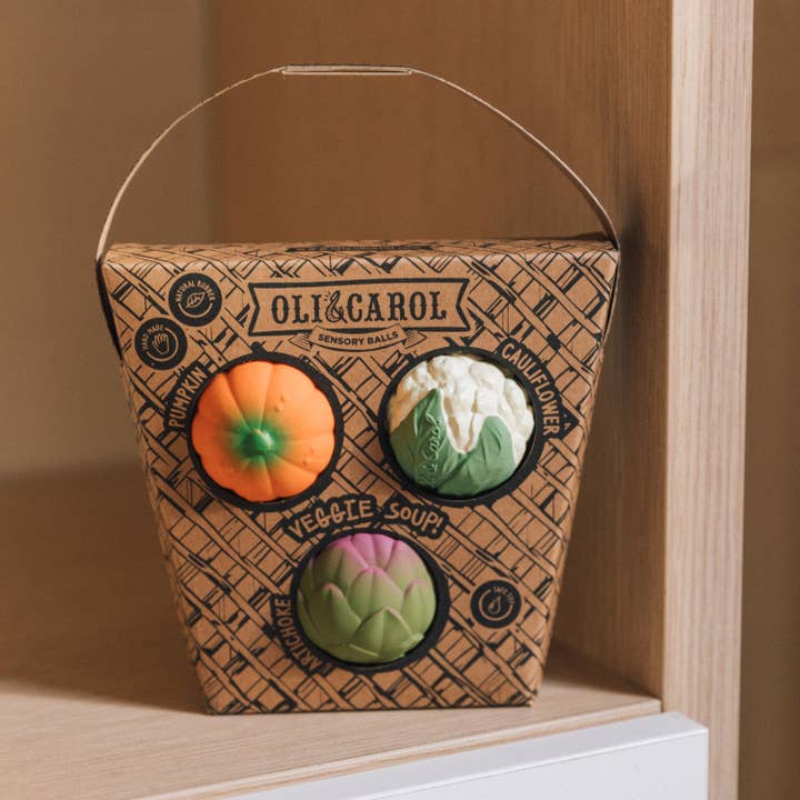 Oli & Carol - Wholesale Sensory Ball - Baby - Veggie Soup Baby Sensory Balls