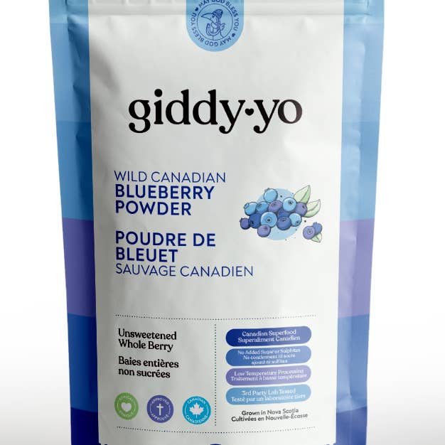 Wild Blueberry Powder - Canadian for wholesale by Giddy Yo